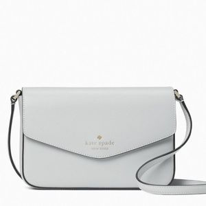 Brand New ~ Kate Spade Sadie Envelope Crossbody - Color - Stone Path Gray